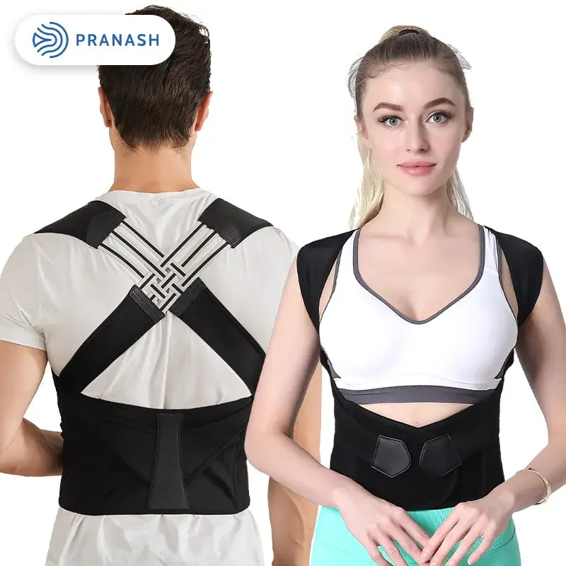 Stock Adjustable Back Posture Corrector Belt Women Men