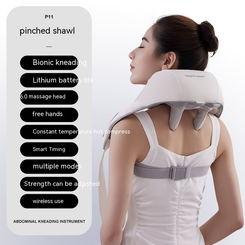 Oblique Muscle Shoulder And Neck Massager Clip Kneading Electric