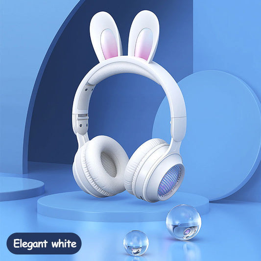 GizUp Rabbit Ear Headphones Wireless Luminous Extendable Wheat Headphones GizUp 