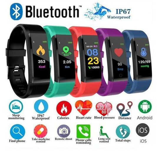 GizUp Smart Bracelet With Bluetooth Wristband Heart Rate Monitor Watch Activity Fitness Tracker GizUp 