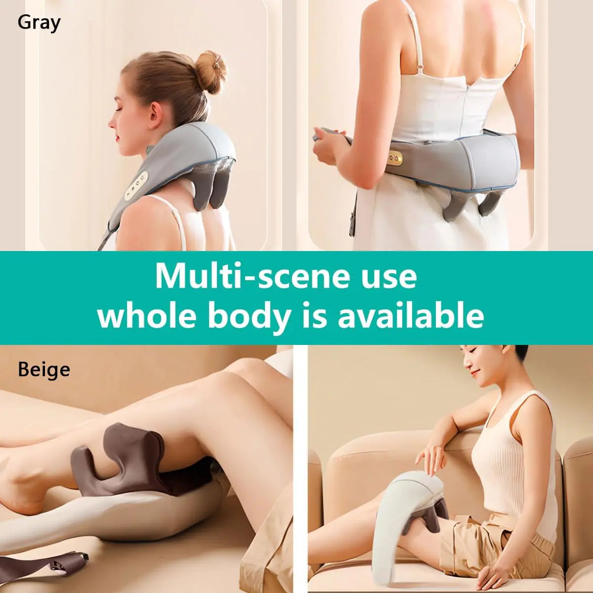 Wireless Neck and Shoulder Kneading Massager