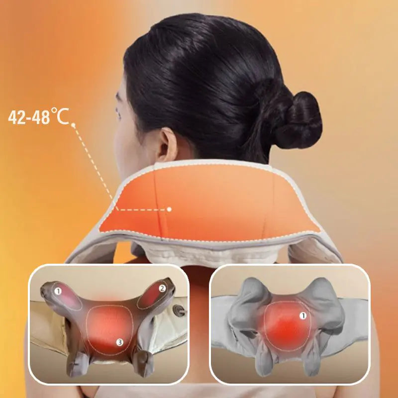 Wireless Neck and Shoulder Kneading Massager